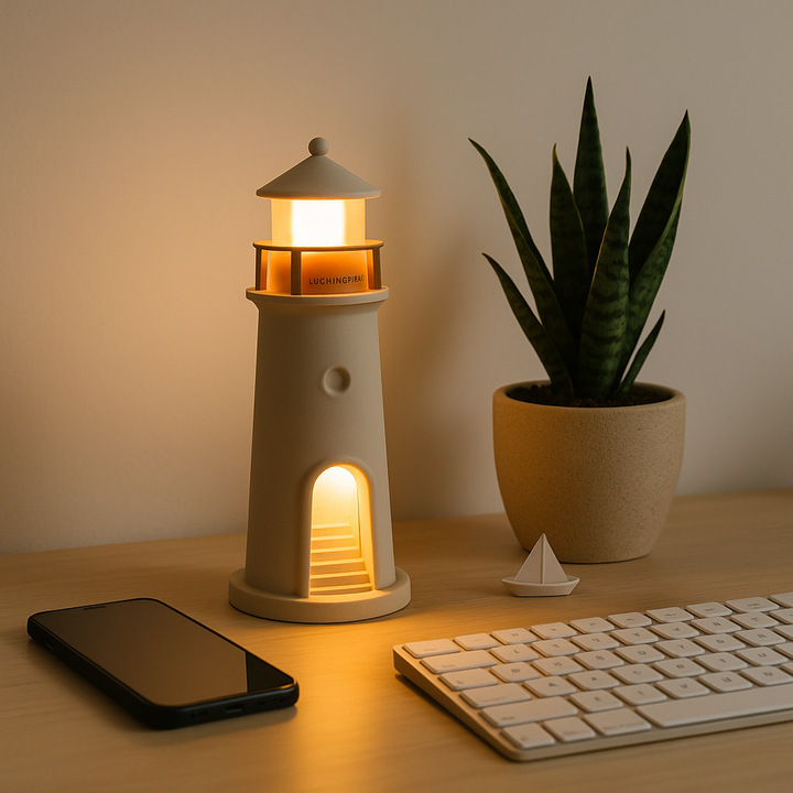 Aesthetic Lighthouse Tower Lamp