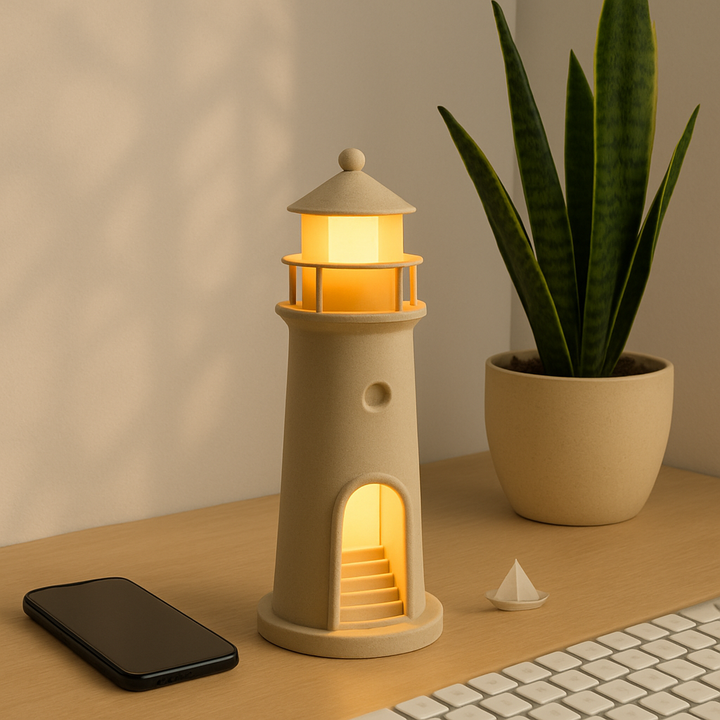 Aesthetic Lighthouse Tower Lamp