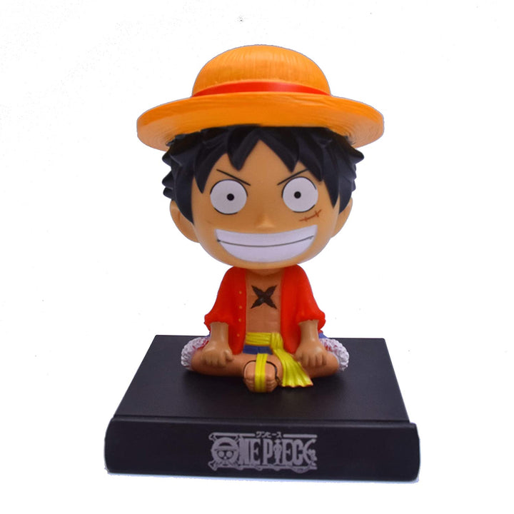 Luffy Bobblehead with Mobile Holder