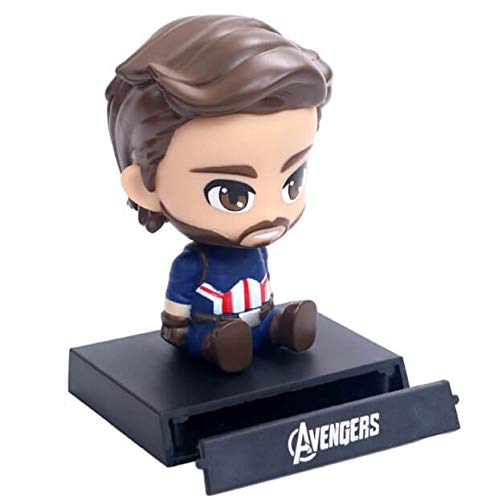 Captain America Bobblehead with Mobile Holder