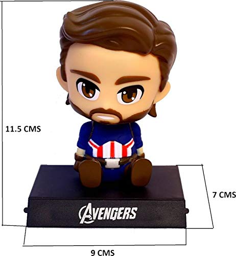 Captain America Bobblehead with Mobile Holder