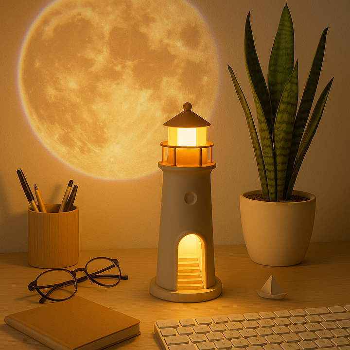Aesthetic Lighthouse Tower Lamp