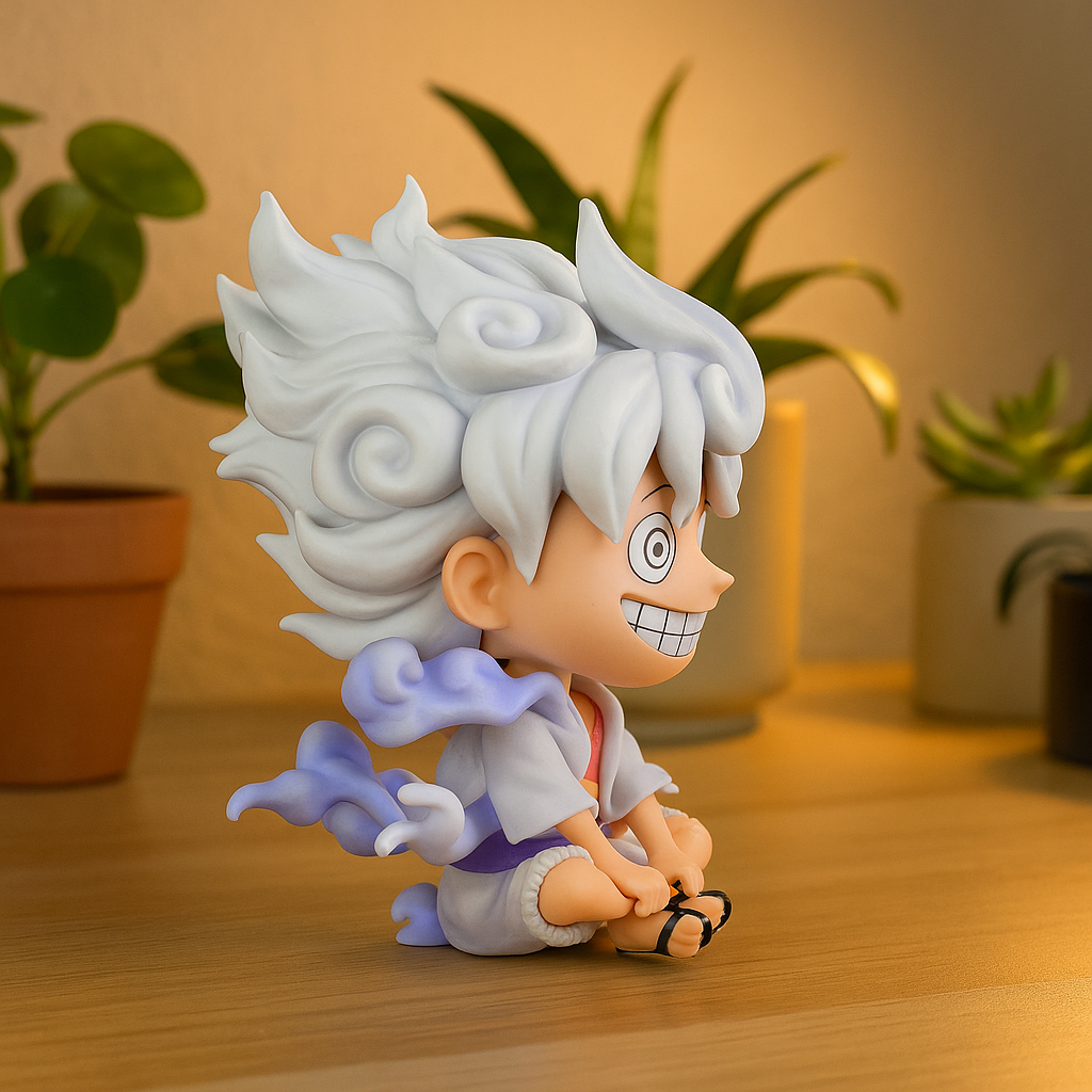 Gear 5 Luffy Chibi Figure – One Piece