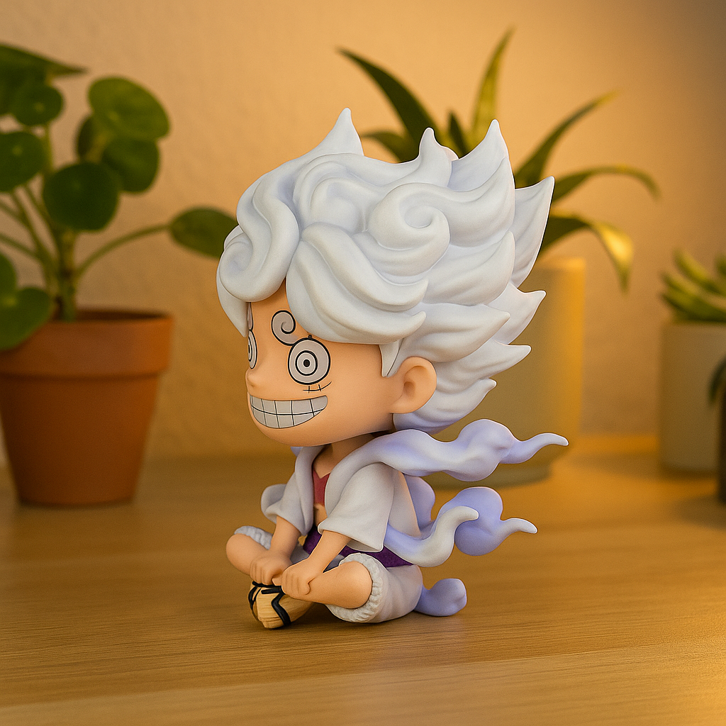 Gear 5 Luffy Chibi Figure – One Piece