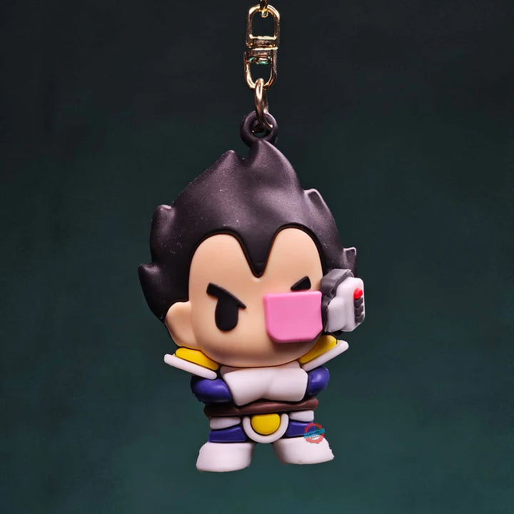 Vegeta Silicone Keychain